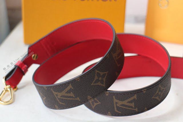 lv肩帶 原單MONOGRAM XL雙面肩帶 J02371 lv老花肩帶 lv配飾  lvqb1707